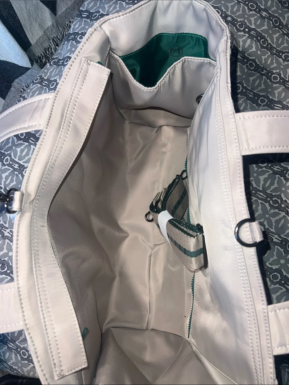 Murph&Murph Travellor Gray Cross-Panel Tote